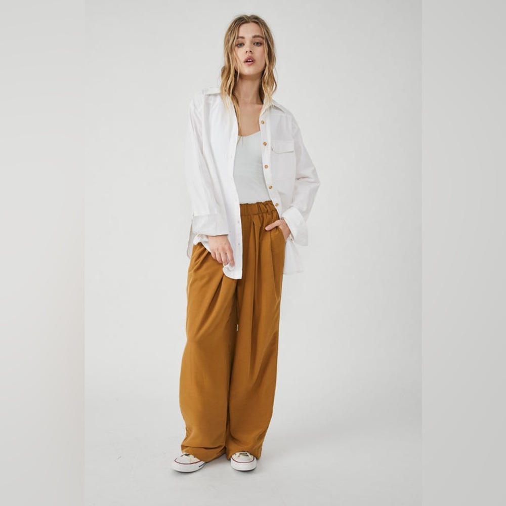 Free People pleated trousers